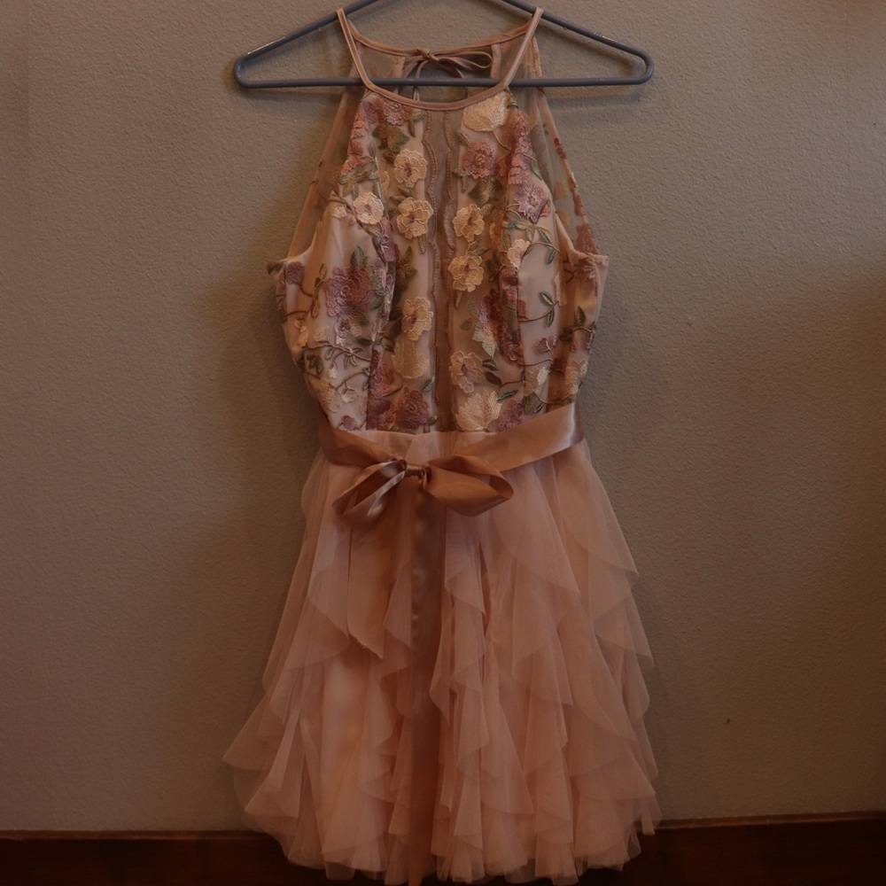 Floral homecoming/turnabout dress